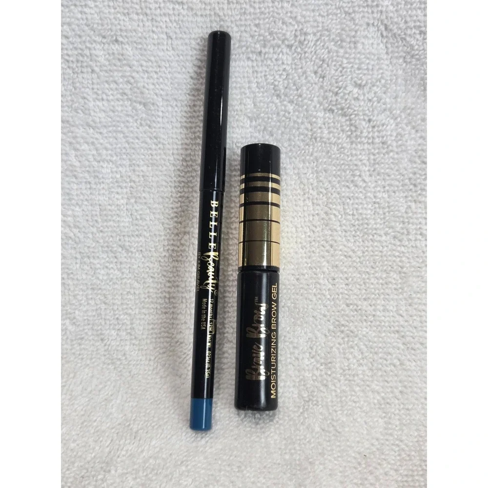 Belle Beauty eyeliner by Kim‎ Gravel Blue Brave Brow Moisturizing Brow Gel NeW